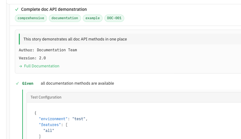 JIRA ticket badge in report